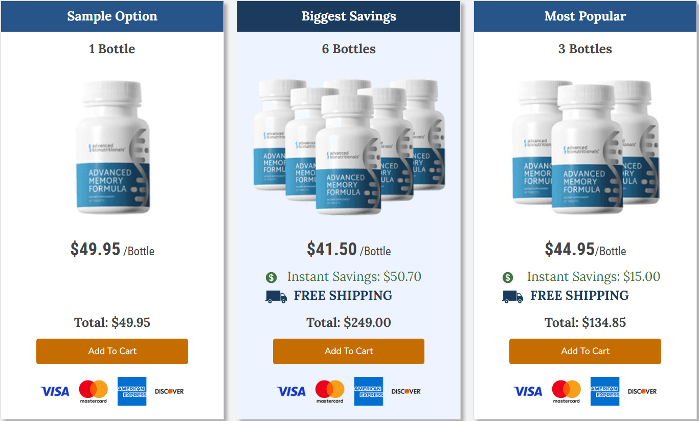 Advanced Memory Formula - Buy